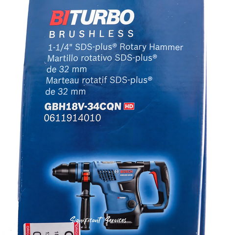 BOSCH GBH18V-34CQN PROFACTORTM 18V Connected-Ready SDS-plus(R) BulldogTM 1-1/4 I