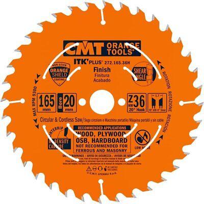 CMT ORANGE TOOLS 272.165.36H ITK Plus Finish Saw Blade HW 165X1.7X20(+15,87)...