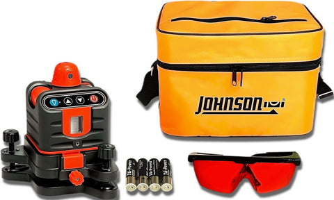 Johnson Level & Tool 40-6502 Manual-Leveling Rotary Laser Kit