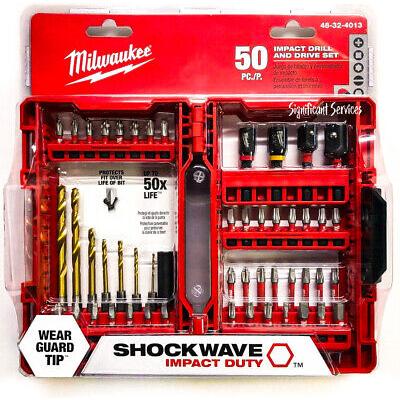 Milwaukee 48-32-4013 SHOCKWAVE 50-Piece Impact Duty Drill Drive Set