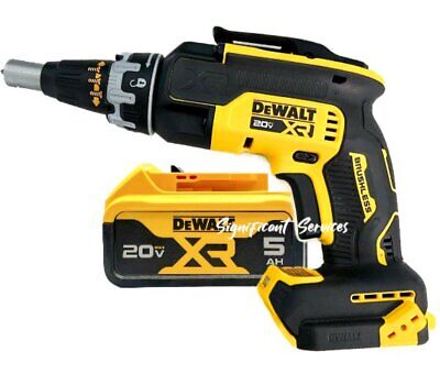 DEWALT DCF630B 20V MAX Li-Ion Cordless Brushless Drywall Screwgun 5.0 Ah Battery