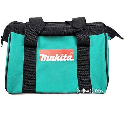 New Makita 12" Durable Heavy Duty Contractor Canvas Tool Bag Tote Drills Drivers