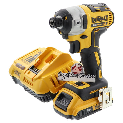 DeWALT DCF887B 20V MAX XR 3.0 Ah Li - Ion Brushless 3 Speed 1/4" Impact Driver Kit - SIGNIFICANTSERVICES.COM