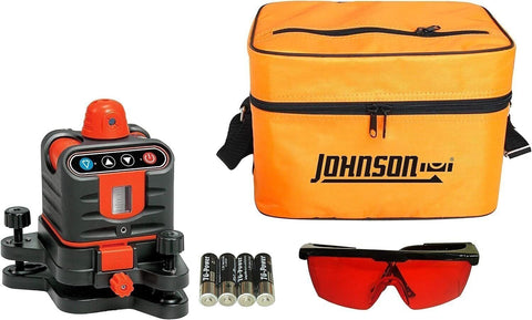 Johnson Level & Tool 40-6502 Manual-Leveling Rotary Laser Kit