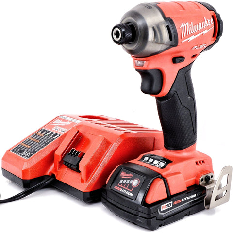 MILWAUKEE 2760-20 M18 FUEL SURGE 1/4 In. Hex Hydraulic Impact Driver 2.0 AH Kit