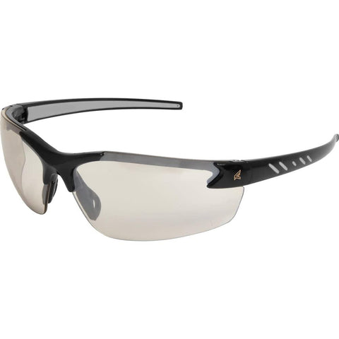 Edge DZ111AR - G2 Zorge G2 Wrap - Around Safety Glasses, Anti - Scratch, Non - Slip, UV 400, Military Grade, ANSI/ISEA & MCEPS Compliant, 5.04" Wide, Black Frame / Anti - Reflective Clear Lens - SIGNIFICANTSERVICES.COM