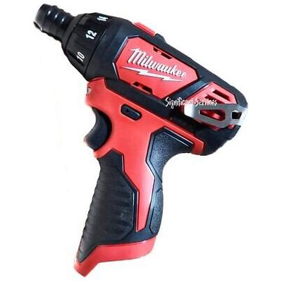 Milwaukee 2401-20 M12 12-Volt Lithium-Ion Cordless 1/4 in. Hex Screwdriver...