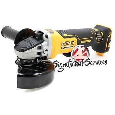 DeWalt DCG413 20 Volt 20v Max XR 4 1/2" Brushless Cordless Angle Grinder Brake