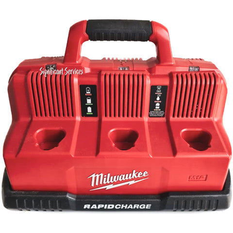 MILWAUKEE 48-59-1807 M12 & M18 6-Port Sequential Rapid Battery Charger