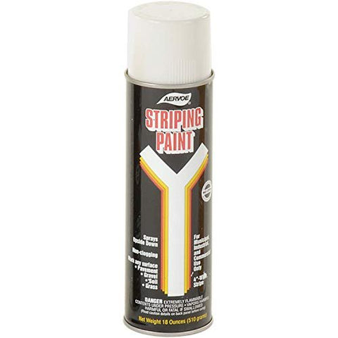 Aervoe 710 White Line Striper Spray Paint - Lot of 12