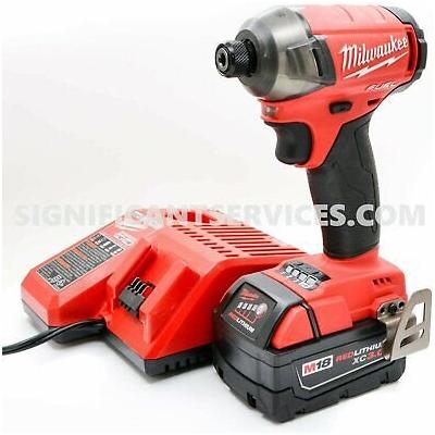 MILWAUKEE 2760-20 FUEL SURGE 1/4" Hex Hydraulic Impact Driver 3.0 Ah Battery Kit