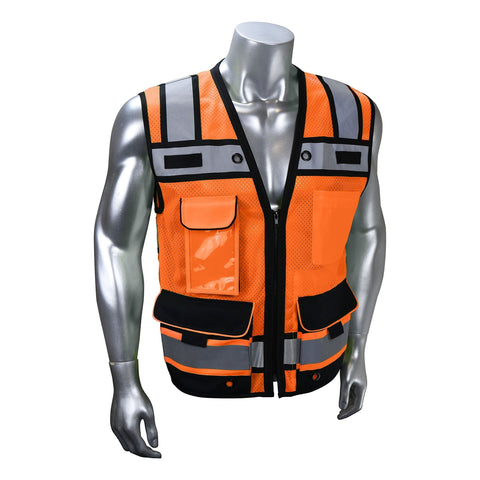 Radians SV65-2ZOM-XL Industrial Safety Vest, Orange, X-Large