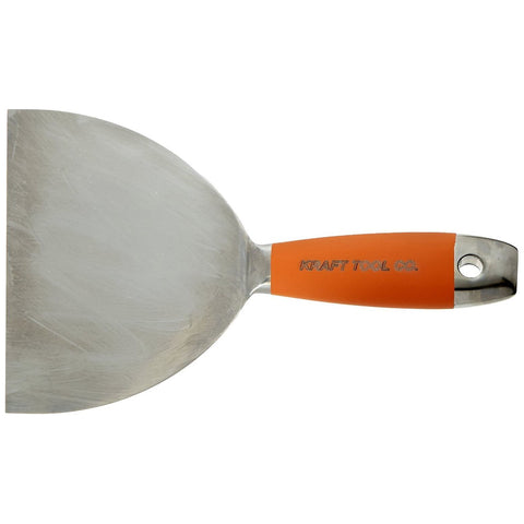 Kraft Tool DW733PF All Stainless Steel Joint Knife with Sure Grip Handle, 6-Inch