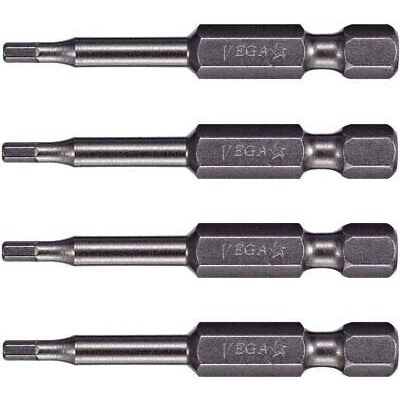 VEGA 1/4" Hex Power Bits. Professional Grade ¼ Inch Hex Shank 1/4", 2 Inch...