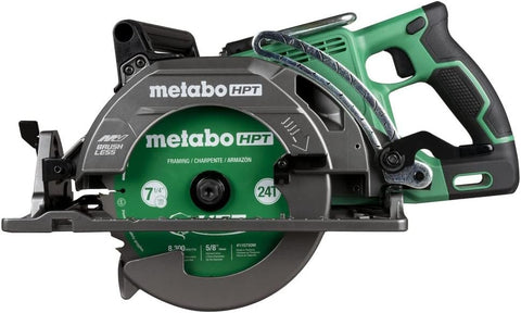 Metabo HPT 36V Cordless 7-1/4" Rear Handle Circular Saw, 500 Cuts Per Charge, Lightweight at 8.2 Lbs