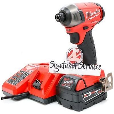 MILWAUKEE 2760-20 M18 FUEL SURGE 1/4 In. Hex Hydraulic Impact Driver 5.0 AH Kit