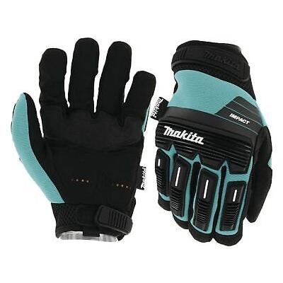 Makita Unisex T 04260 Advanced Impact Demolition Gloves X Large, Teal/Black, ...