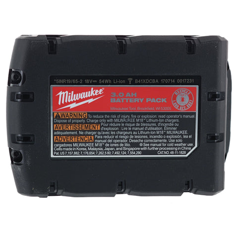 Milwaukee M18 18-Volt Lithium-Ion XC Extended Capacity Battery Pack 3.0Ah...