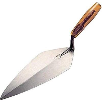 W. Rose RO1416-12 12" Narrow London Brick Trowel w/Plastic Handle