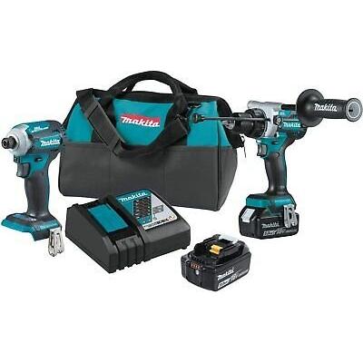 Makita XT288T 18V LXT® Lithium-Ion Brushless Cordless 2-Pc. Combo Kit (5.0Ah)