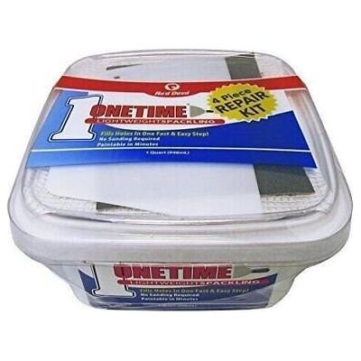 Red Devil 0544KT Onetime Wall Repair Kit, 1 Quart, 1-Pack, White