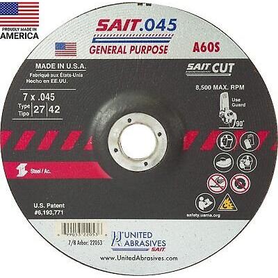 United Abrasives-SAIT 22053 A60S General Purpose Cut-Off Wheels 50pk