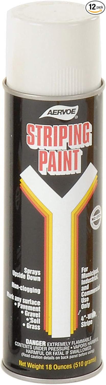 Aervoe 710 White Line Striper Spray Paint