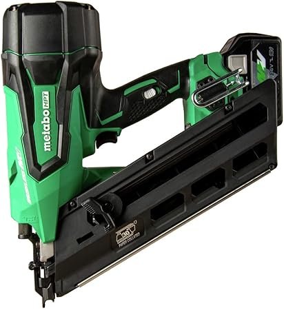 Metabo HPT 36V MultiVolt Cordless Paper Strip Framing Nailer | Includes Battery and Charger | NR3690DC