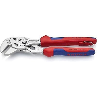 KNIPEX Tools 8605180TBKA - Pliers Wrench, Multi-Component, Tethered Attachment