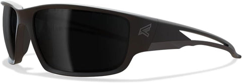 Edge Eyewear TSK-XL216 Black Frame Smoked Lens Kazbek Polarized Safety Glasses