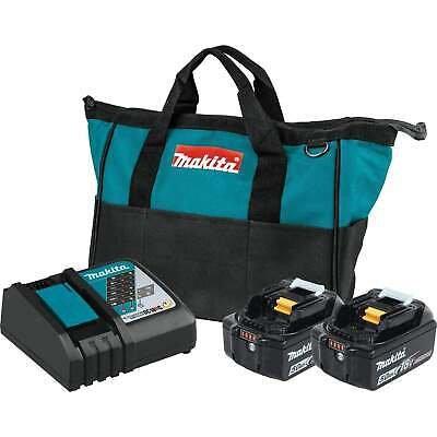 Makita BL1850BDC2 18V LXT� Lithium-Ion Battery and Rapid Optimum Charger Star...