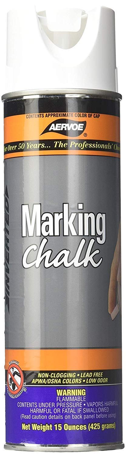 Aervoe 215 White Marking Chalk Spray (12 Pack)