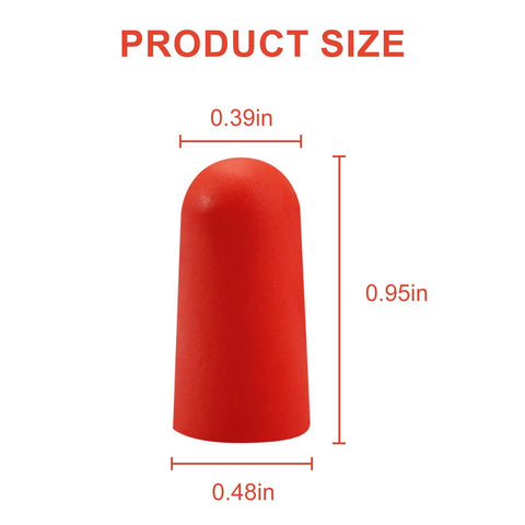 Milwaukee All Day Comfort Ear Plugs Milwaukee 48-73-3005 Red Noise Reducing Disposable Pair Earplugs 32 DB -110 Pcs