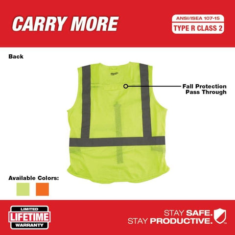 SFTY VEST HV YLW 2XL/3XL