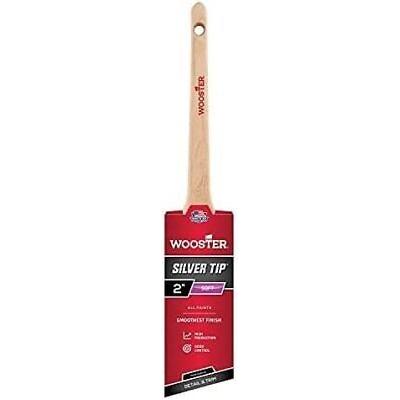 Wooster Brush Company 5224-2 Silver Tip Thin Angle Sash 2 Inch 4 Pack