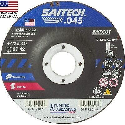 United Abrasives-SAIT 22072 Saitechï¿½ High Performance Cut-Off Wheels (Type 27/