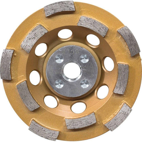 Makita A-96198 Double Row Anti-Vibration Diamond Cup Wheel, 4-1/2"