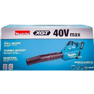 Makita GBU01M1 40V MAX XGT Brushless Cordless Blower Kit 4.0Ah 143 MPH