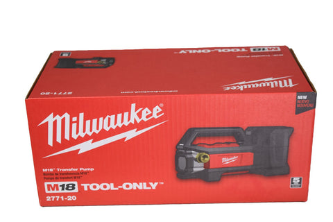 New Milwaukee 2771-20 M18 18V Li-Ion Cordless Water Transfer Pump 1/4 HP