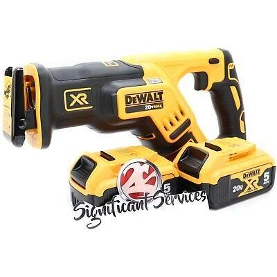 DeWalt DCS367B 20V MAX XR Brushless Compact Reciprocating Saw 5.0 Ah Batteries