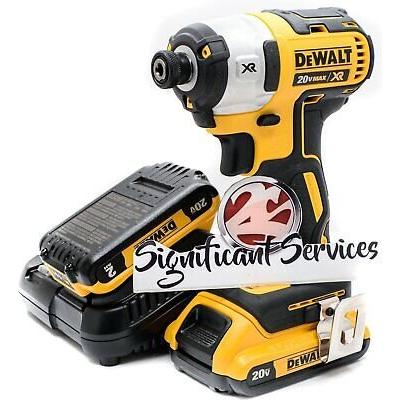 DeWALT DCF887B 20V MAX XR 2.0 Ah Li-Ion Brushless 3 Speed 1/4" Impact Driver Kit