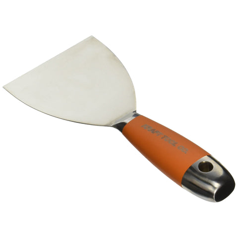 Kraft Tool DW729PF All Stainless Steel Joint Knife with Sure Grip Handle, 4-Inch