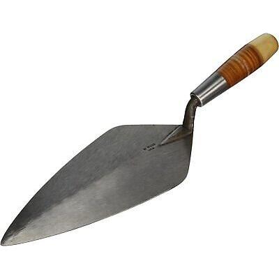 W. Rose RO316-12 12" Narrow London Brick Trowel w/Leather Handle