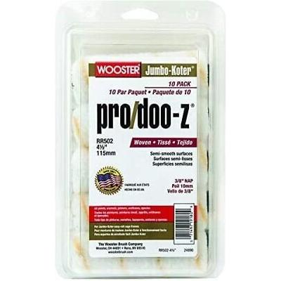 Wooster Brush RR502 4.5 inch Jumbo-Koter Pro/Doo-Z 3/8 inch Nap 10 Pack