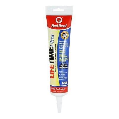 Red Devil 0775 Lifetime Ultra Premium Elastomeric Acrylic Latex Sealant, 5.5...