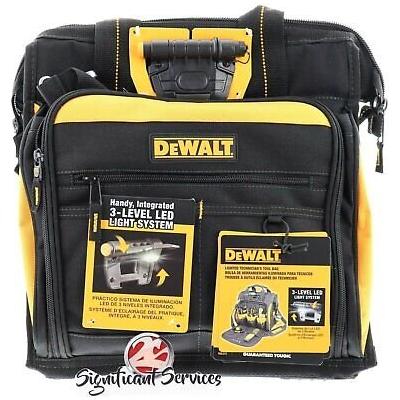 DEWALT DGL573 Lighted Technician's Tool Bag 41 Pocket