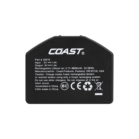 Coast ZX1010 Zithion-X USB Rechargeable Battery