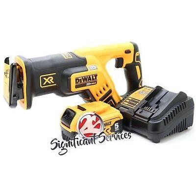 DeWalt DCS367B 20V MAX XR Brushless Compact Reciprocating Saw 5.0 Ah Battery Kit