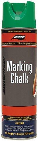 Aervoe 219 20 oz. Green Removable Marking Chalk Spray