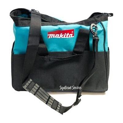 MAKITA Contractor Tool Bag Storage Case Outside Pockets 14” x 11” x 9” Strap